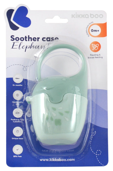 Caixa porta chupetas Kikka Boo Elephant Menta