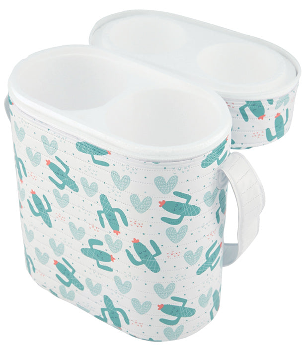 Porta biberões térmico Kikka Boo doble Menta