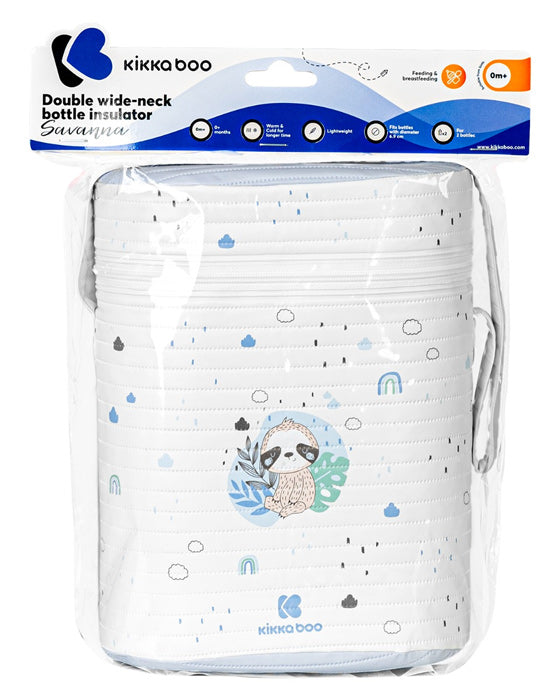 Porta biberões térmico Kikka Boo doble Savanna Azul