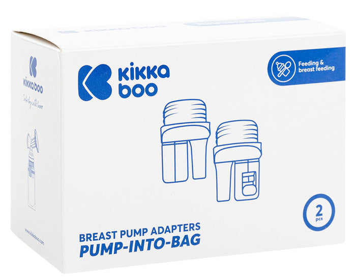 Adaptador bomba tira-leite 2pç Kikka Boo Pump-into-bag