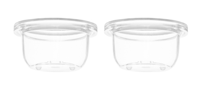 Tampa silicone para substituição bomba tira leite Elsie 2pçs Kikka Boo