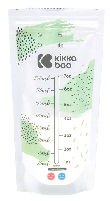 Saco de armazenamento de leite com sensor de temperatura 25pçs Kikka Boo Lactty