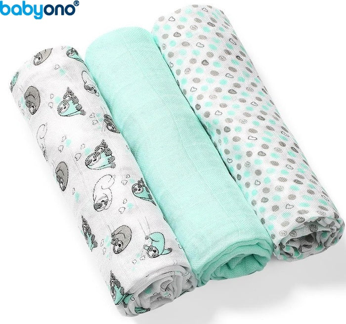 Baby Ono - Fraldas de fibra de bambu orgânico natural verde