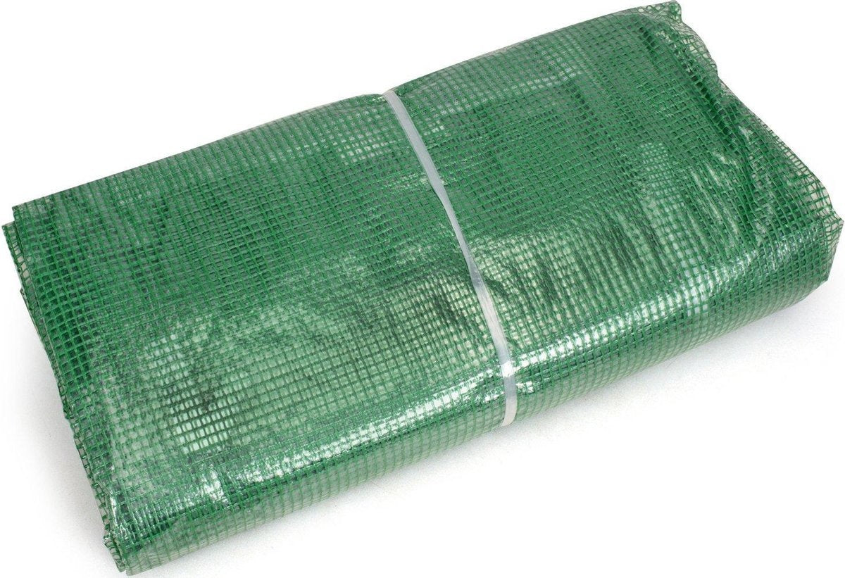 Cobertura para estufa 2x4,5 m com fecho verde