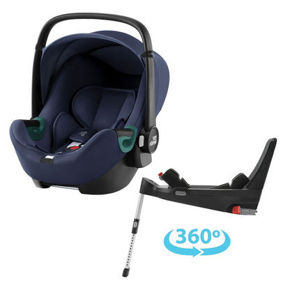 Cadeira auto Britax Römer Baby-Safe 3 i-Size Flex Base 5Z Bundle Indigo Blue