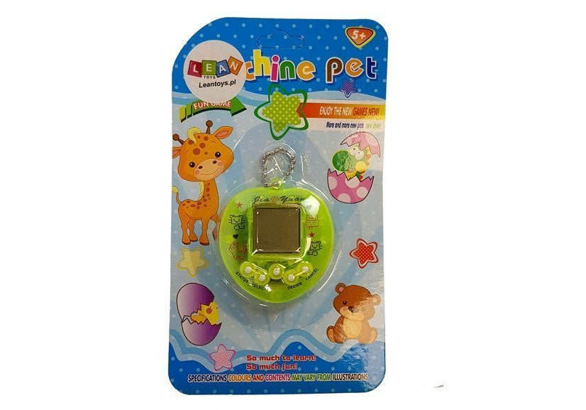 Tamagotchi eletrónico verde