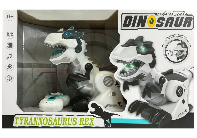 Dinossauro interativo telecomandado com som