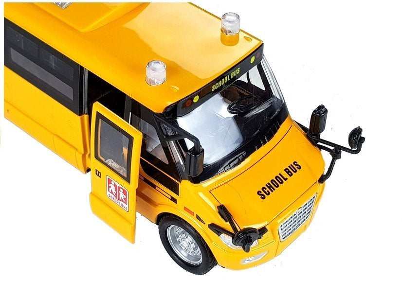 Autocarro escolar metálico com fricção die-cast