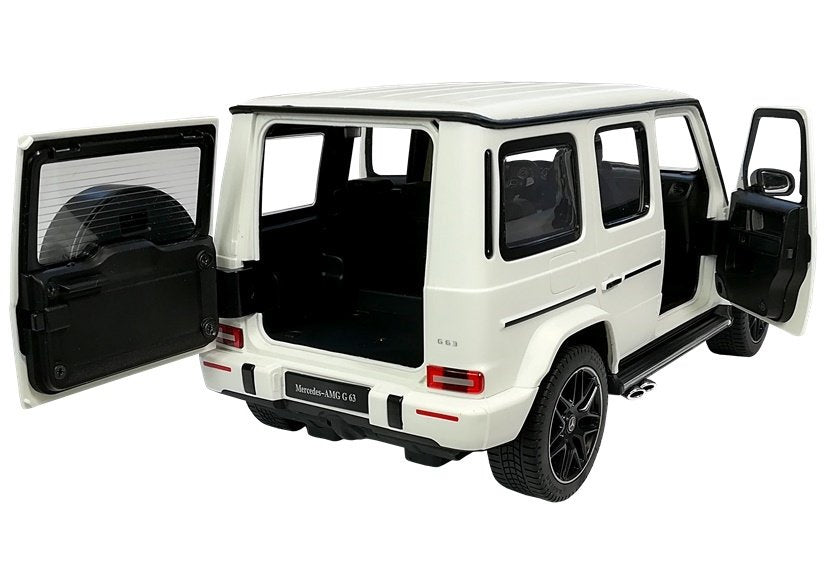 Carro telecomandado Mercedes G63 Rastar branco