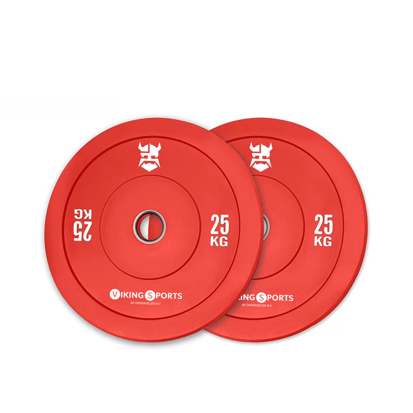 Disco bumper 25 kg Ø45 cm vermelho