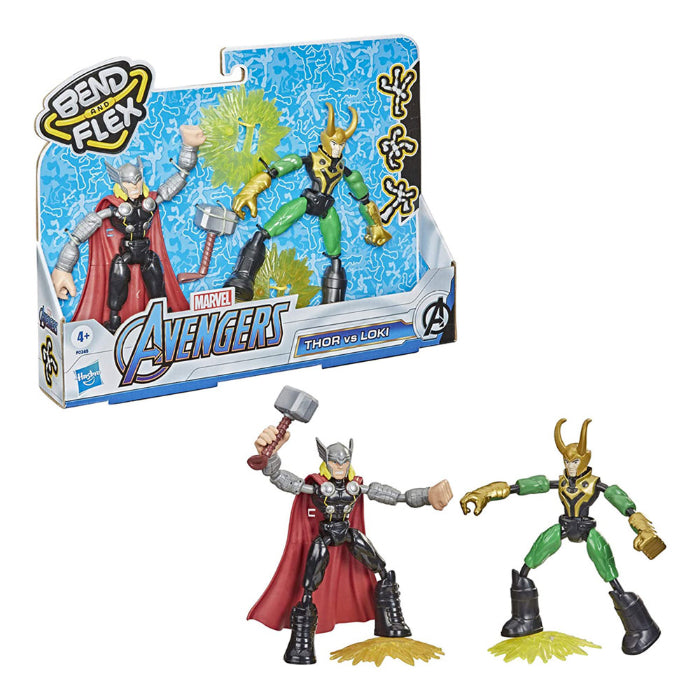 Avengers Bend and Flex Thor Vs Loki Pack