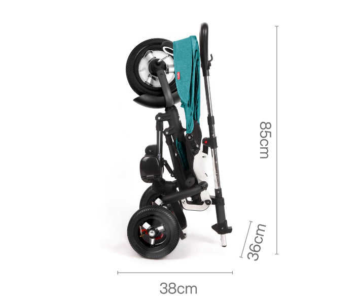Triciclo Qplay Rito Borracha Green
