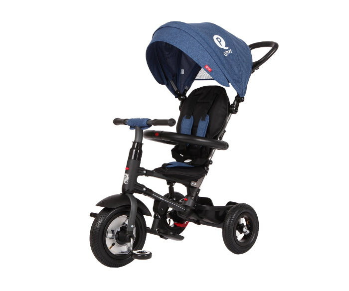 Triciclo Qplay Rito Borracha Blue