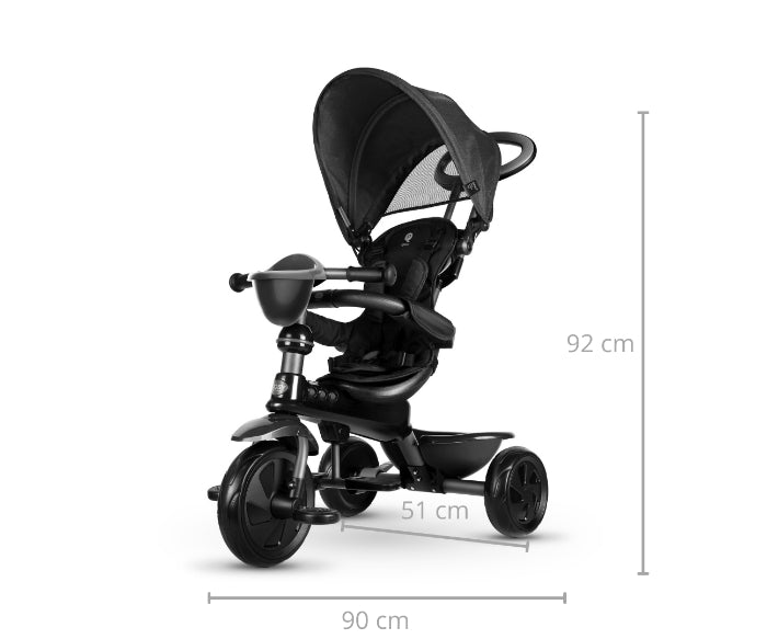 Triciclo Qplay Cosy Black