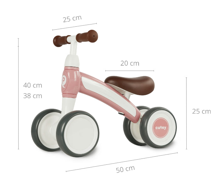 Bicicleta Qplay Cutey Retro Pink