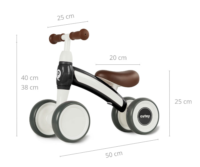 Bicicleta Qplay Cutey Retro Black