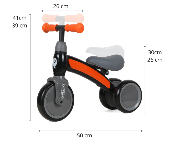 Bicicleta Qplay Sweetie Orange