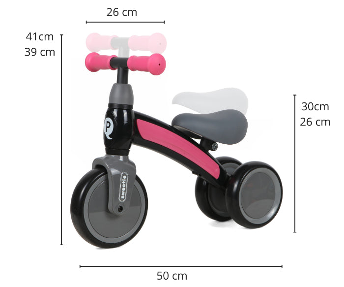 Bicicleta Qplay Sweetie Pink
