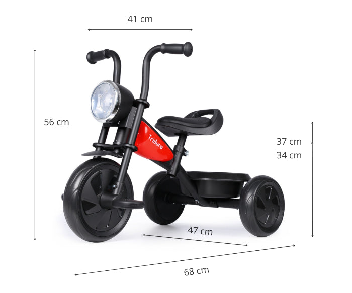 Triciclo Qplay Triduro Red