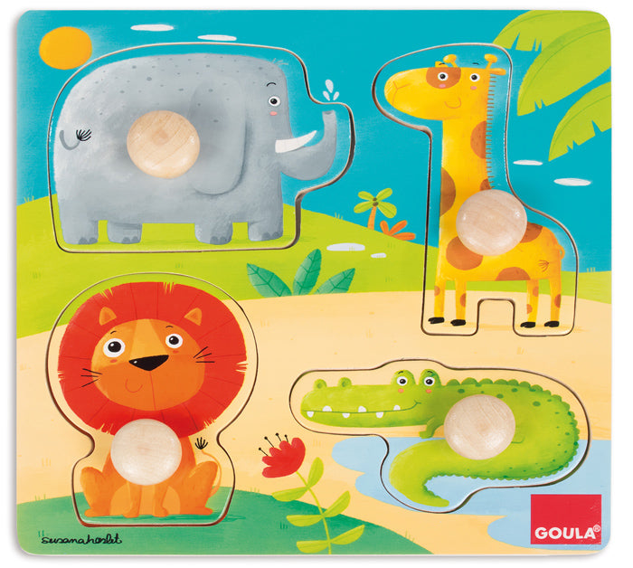 GOULA - PUZZLE ANIMAIS SELVA