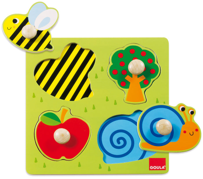 Goula - Puzzle, campo, 4 peças