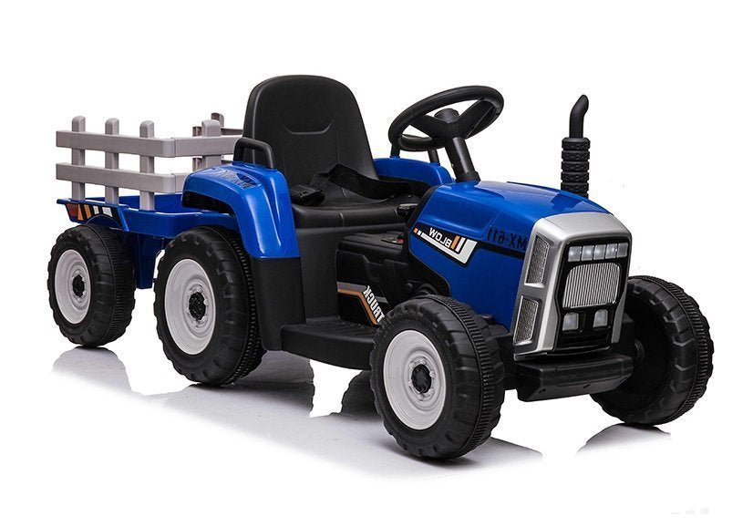 Trator elétrico infantil XMX611 azul