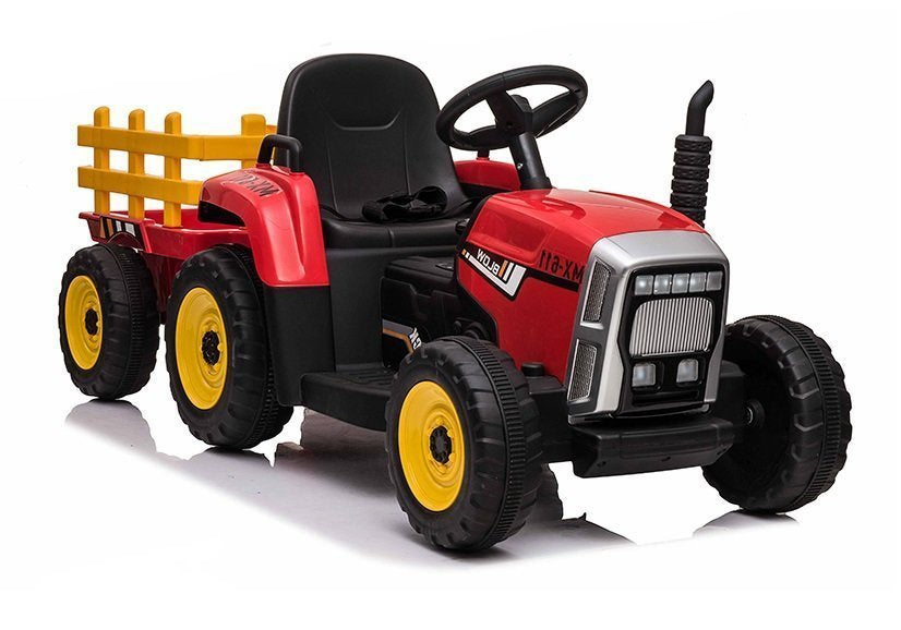 Trator elétrico infantil XMX611 vermelho