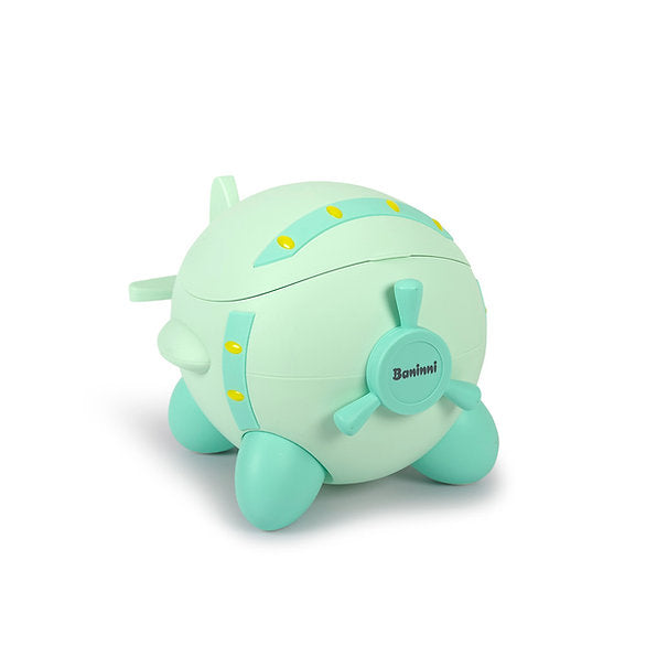 Bacio para bebé Avião Potty Green Baninni