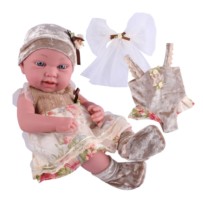 Boneca Bege Amorosa Vintage 38 cm Perfumada