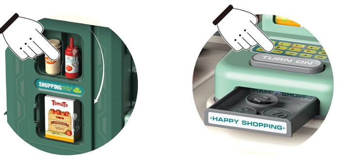 Trolley 3 em 1 Shopping Portátil