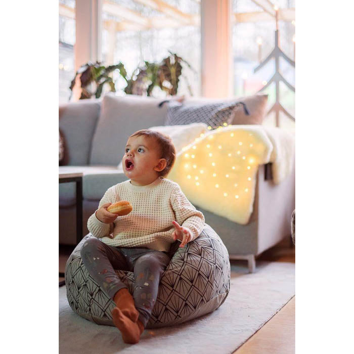 Pufe Markland Pure Muslin Grey lines