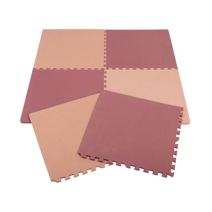 Tapete Puzzle Sensorial BabyTrold rose/dusty rose