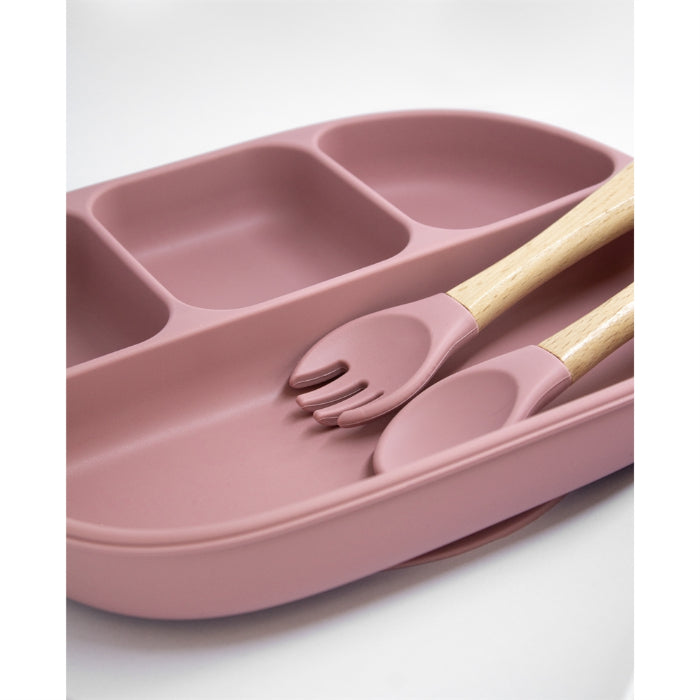 Talheres de Silicone Markland rose