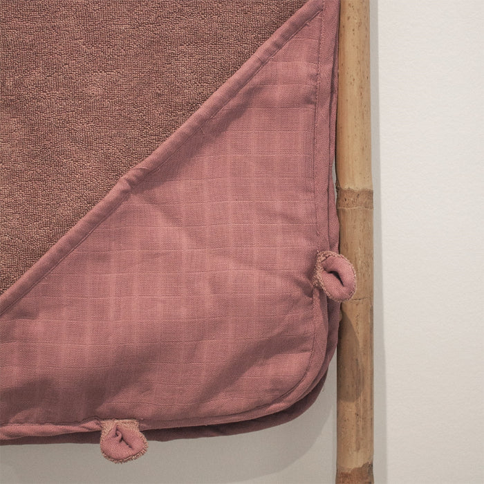 Toalha de banho Markland Pure Muslin terry dusty rose