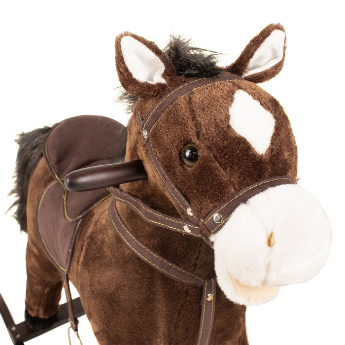 Cavalo de Baloiço BabyTrold Balder dark brown