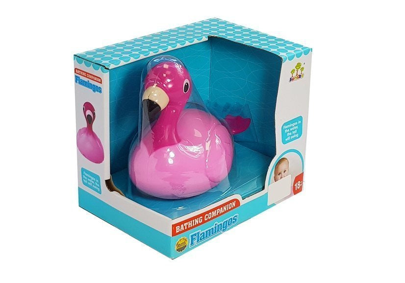 Flutuador flamingo banho