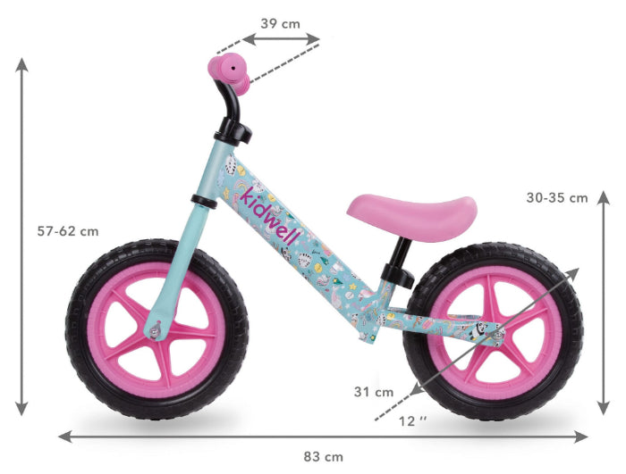 Bicicleta de Equilíbrio Kidwell Rebel Funny Land