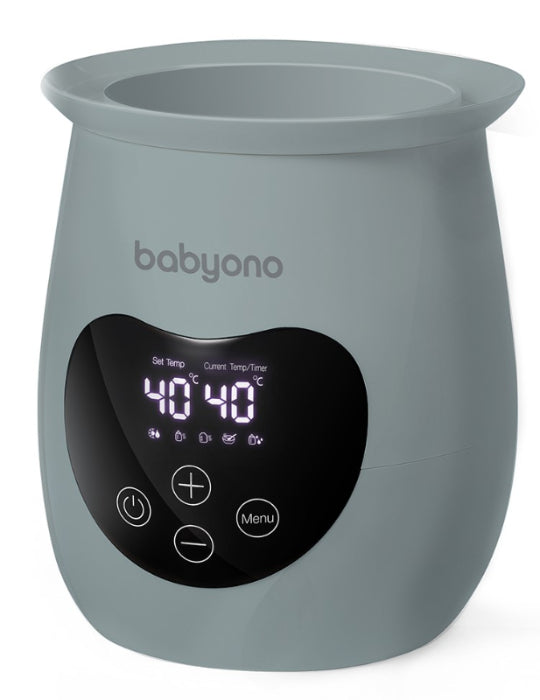 Aquecedor e esterilizador digital Honey Baby Ono Cinza