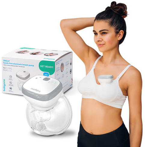 Bomba elétrica Baby-Ono Shelly Hands Free