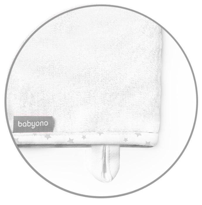 Luva de banho em bambu Baby Ono Branco