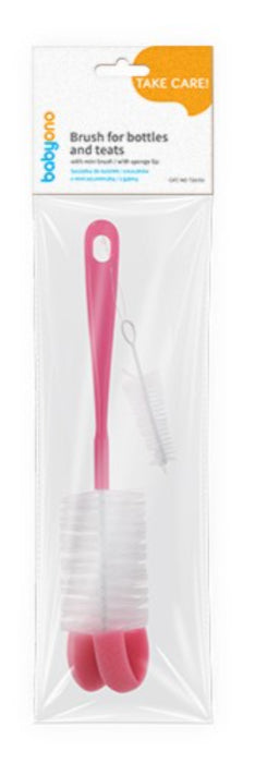 Escova para biberões e tetinas Baby Ono Rosa