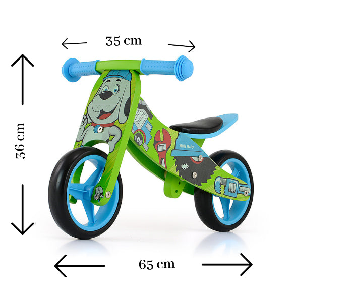 Bicicleta 2 em 1 Milly Mally Jake Bob