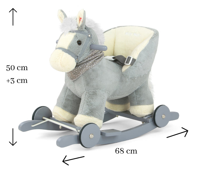 Cavalo de Baloiço Milly Mally Polly Gray