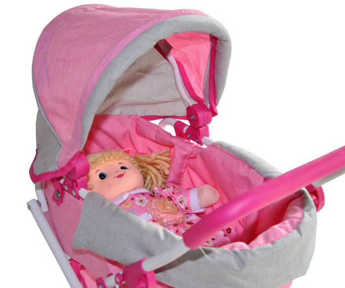 Carrinho de Bonecas Milly Mally Alice Prestige Pink