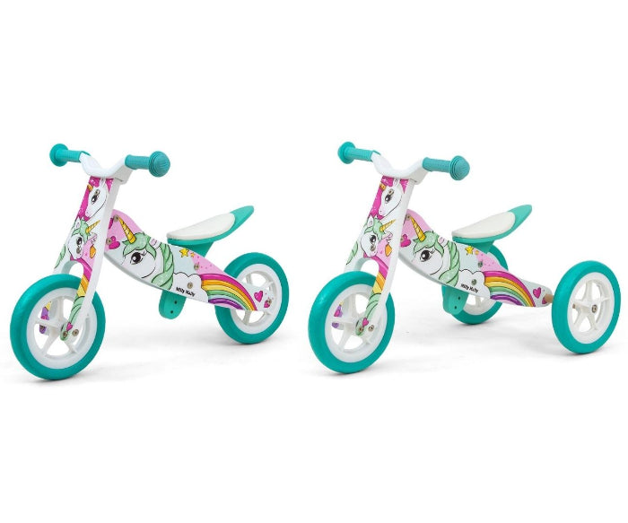 Bicicleta 2 em 1 Milly Mally Unicorn Legal