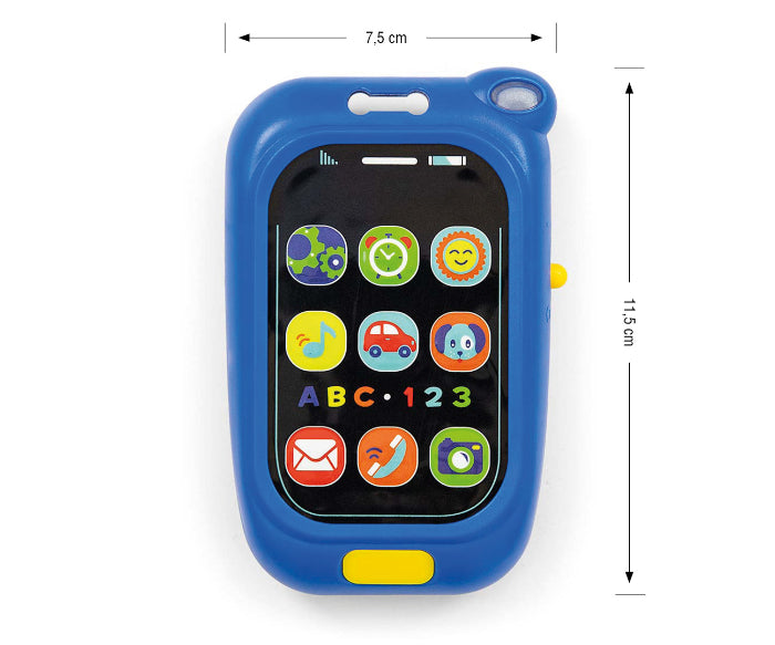 Brinquedo musical Milly Mally Primeiro telefone Blue