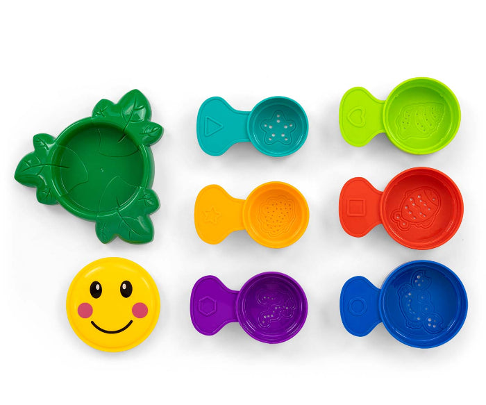 Brinquedo de banho Milly Mally Flor empilhável