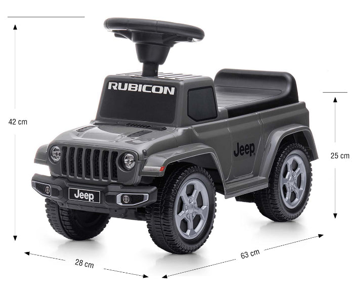 Ride On Milly Mally Jeep RUBICON GLADIATOR Grey