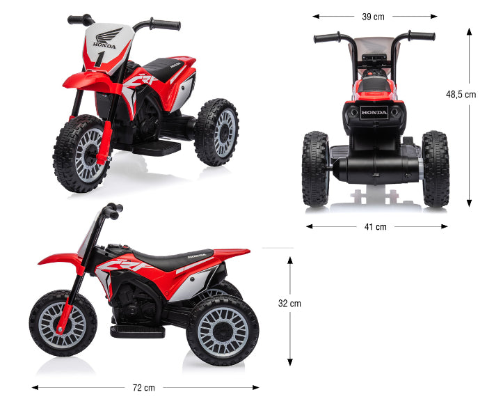 Ride on Milly Mally Honda CRF 450R Red