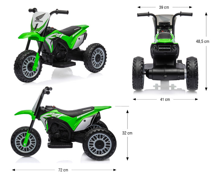 Ride on Milly Mally Honda CRF 450R Green